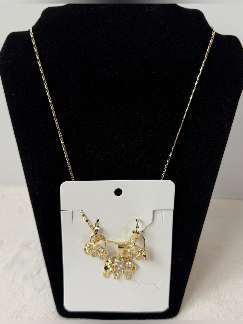 Royal Elephant 18K Necklace Set
